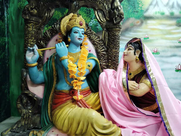 Divine Love of Radha and Krishna