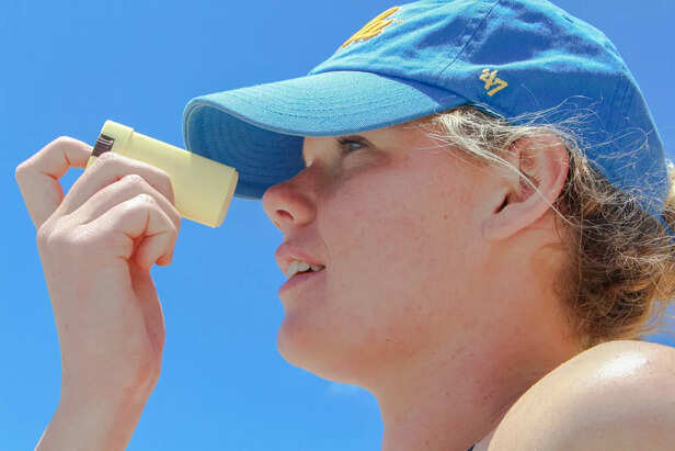 Reapplying sunscreen: the secret to even skin tone.