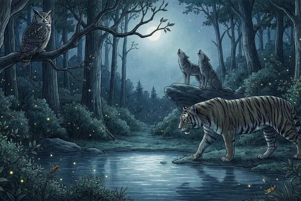 Night Hours at Forest