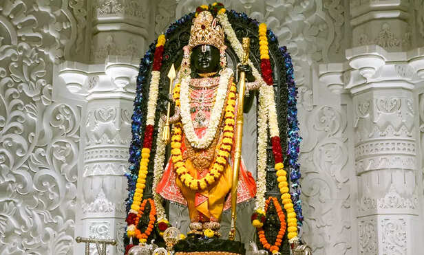 The Beautiful Idol of Ram Lalla Inside Ram Mandir