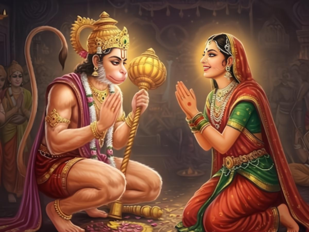 Hanuman devotee of Sita