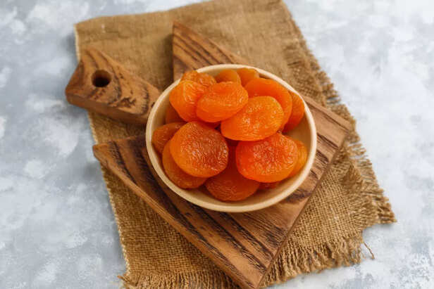 dried apricots are a standout source of iron