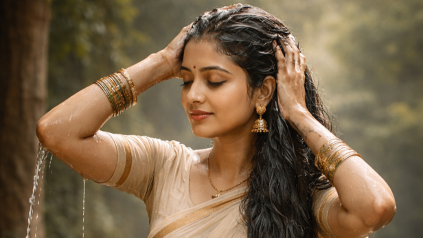 Monday- a Good Choice for Hair Washing (Image credit: AI)