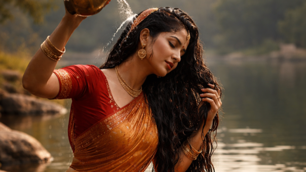 Goddess Lakshmi Represents Friday (Image credit: AI)