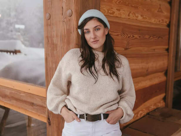 Thermal Innerwear Styled Under Winter Outfit