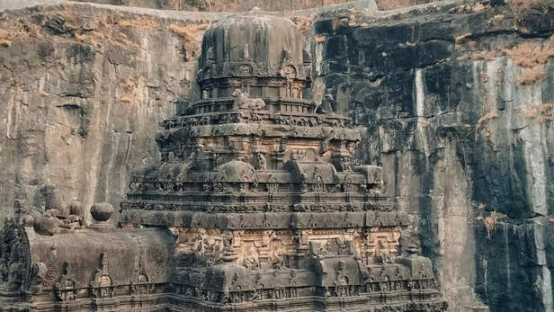 Intricate Carvings of Kailasa Temple