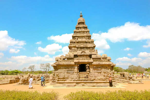 Shore Temple is One of the Rare Temples That Faces Sea