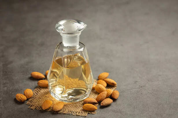 almond oil for providing nourishment