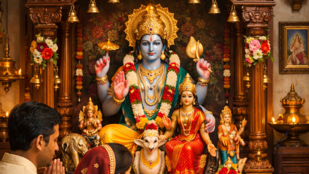 Rituals and Puja Vidhi for Satyanarayan Puja (Image Credit: AI)