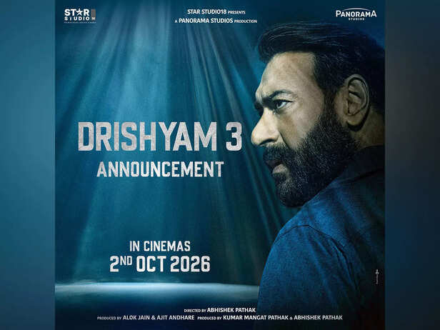 Ajay Devgn starrer 'Drishyam 3' to hit theatres on this date