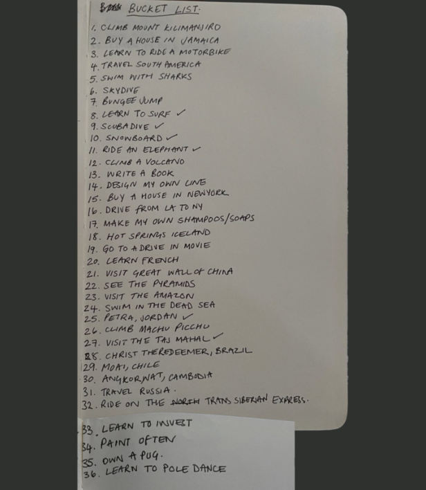 X/@DramaAlert | Ye’s list jumps between adrenaline and self care