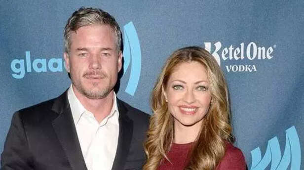 Rebecca Gayheart and Eric Dane pictured together at a public event