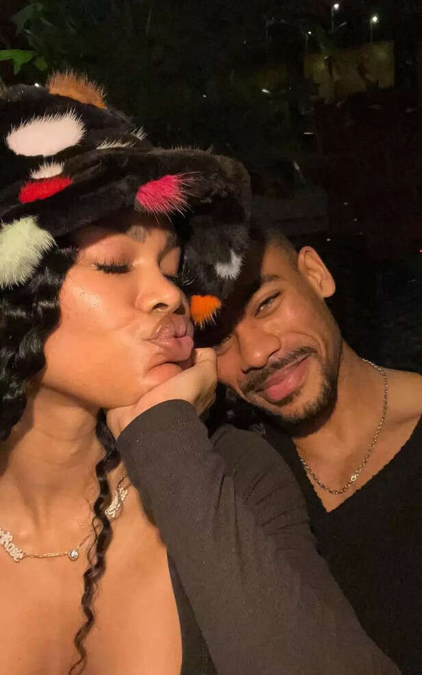 Teyana Taylor hard launched Aaron Pierre romance on Instagram in June