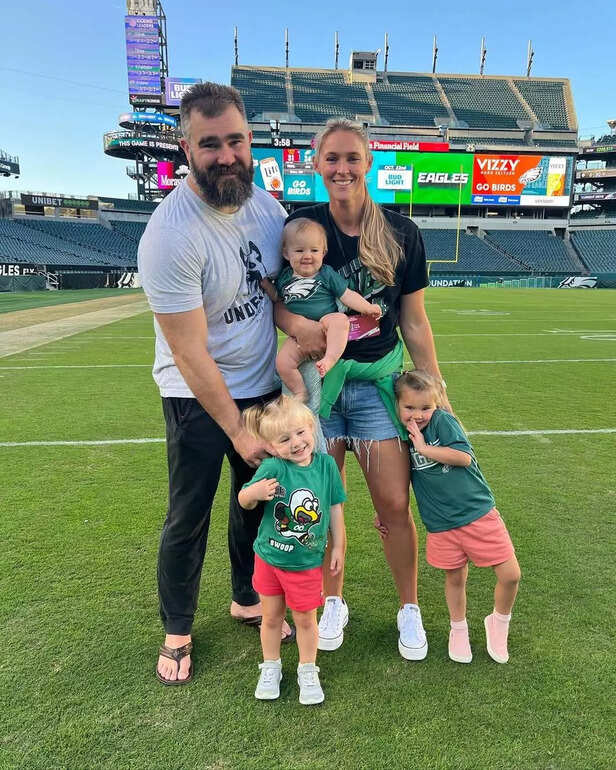 Kylie Kelce calls her kids 'disgusting,' reveals one ate dog food and the other licked the ground