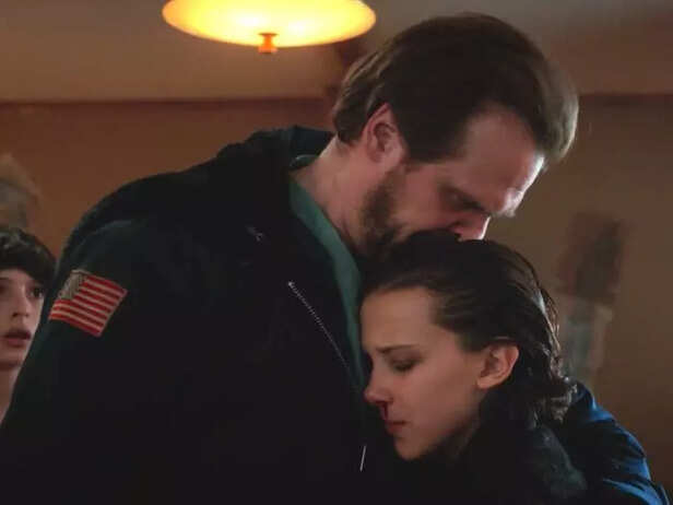Eleven and her dad share an emotional moment in the finale