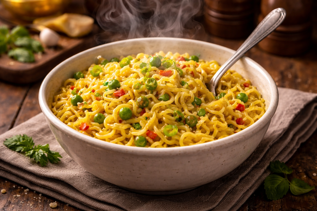 Buttery vegetable maggi