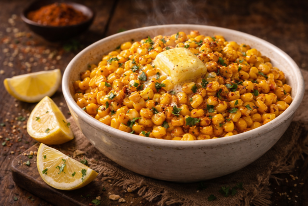 Buttery masala corn