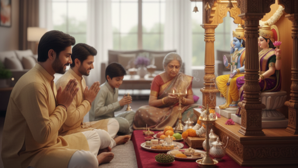 Vishnu Gayatri Mantra Dispels Ignorance (Image Credit: AI)