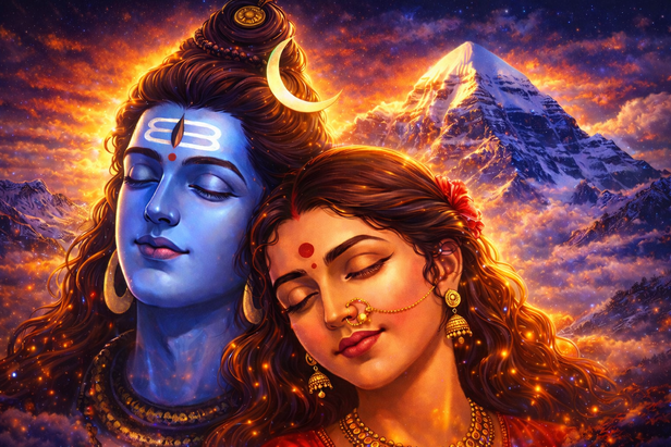 Shiv and Parvati