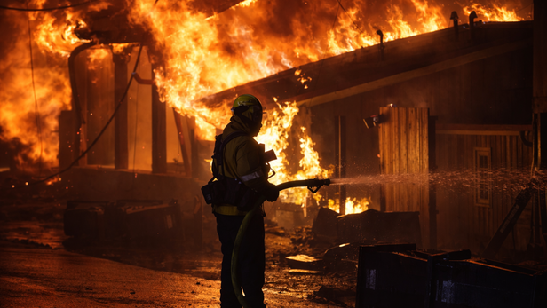 अमेरिका के लॉस एंजेलिस में लगी भीषण जंगल की आग ने पूरे-पूरे मोहल्ले निगल लिए।