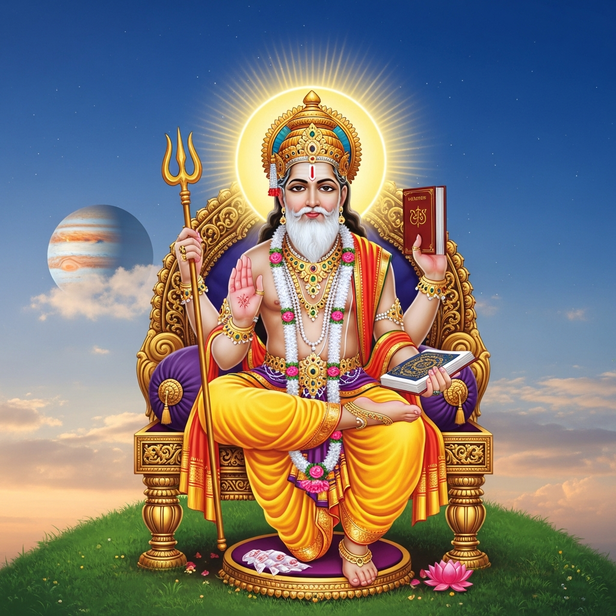 Guru Brihaspati, the Teacher of Gods