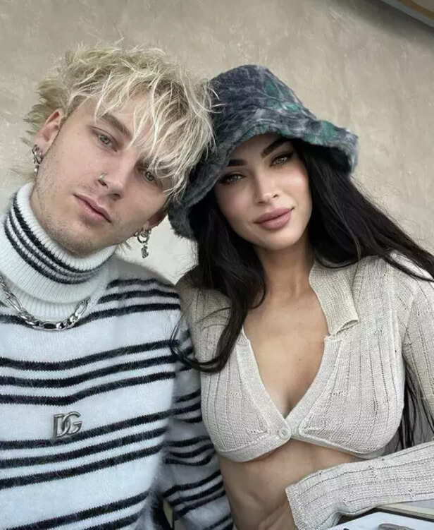 Megan Fox and Machine Gun Kelly pictured together