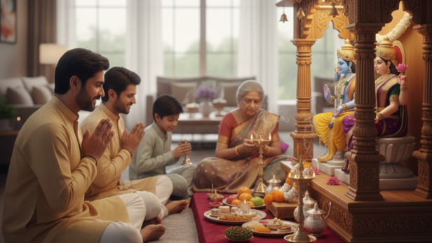 Home Mandir, the Adobe of Peace (Image Credit: AI)