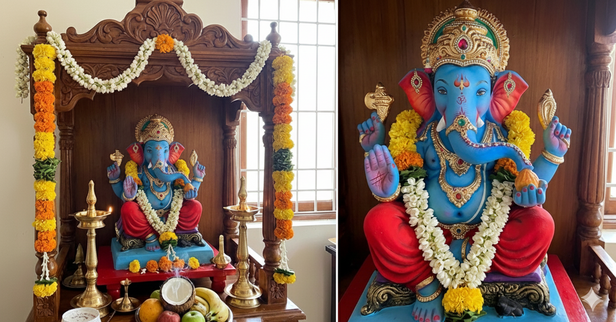 Warm Backlighting Gives a Divine Aura to Deities (Image Credit: AI)