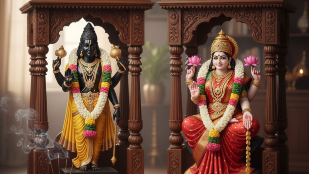 Vastu Suggests Wooden and Marble Materials (Image Credit: AI)