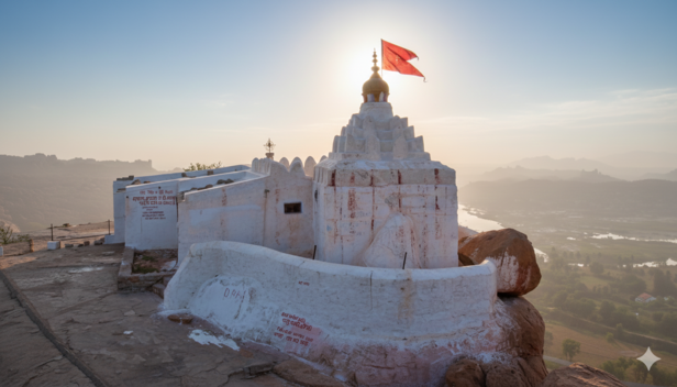 Yantrodharaka Hanuman Temple is Located at Hampi (Image Credit: AI)