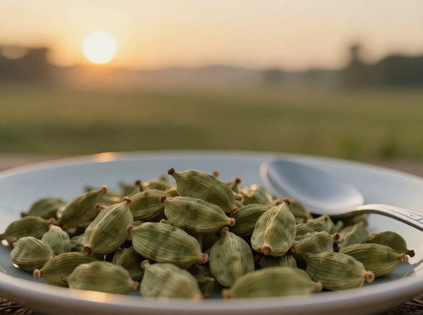 Digestive activation with cardamom by AI