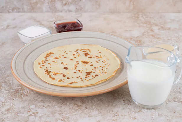 Roti and milk