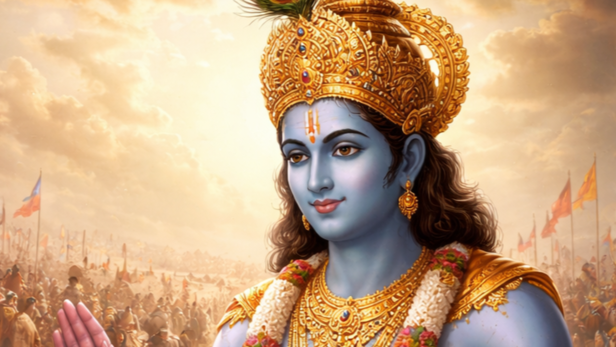 “O Narada, I will narrate the story behind Shattila Ekadashi" (Image Credit: AI)