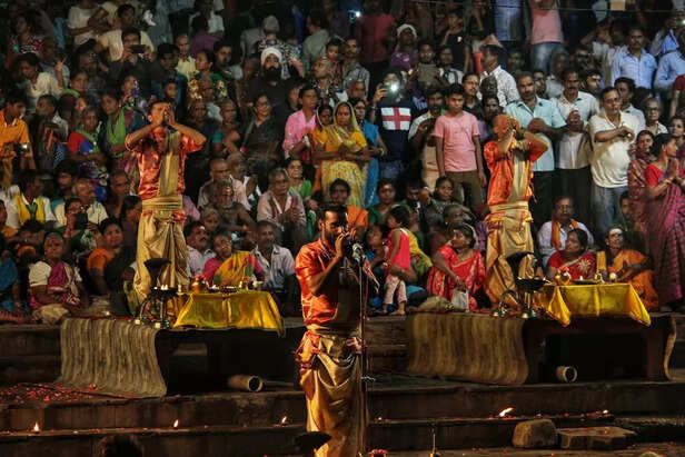 Devotees Singing in Vrindavan