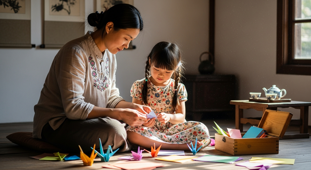 A Mother Teaching Tradition