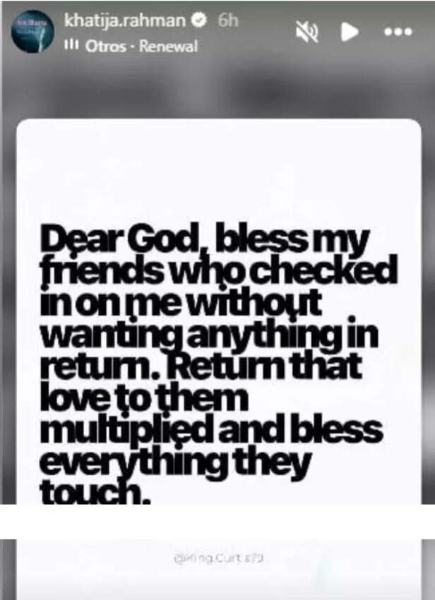 Image credit: khatija.rahman Instagram