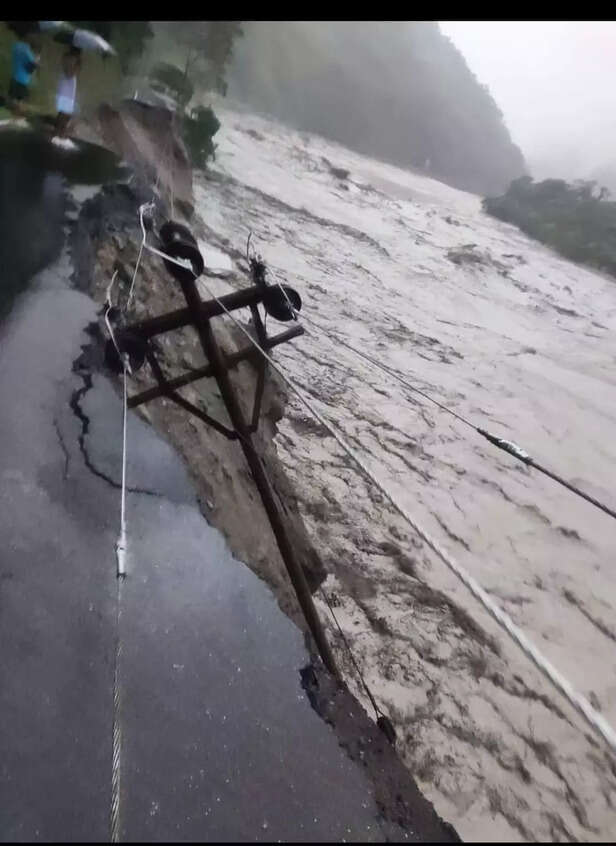 Flash floods in Sikkim