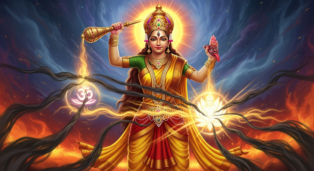 Baglamukhi Blocking Negative Vibrations