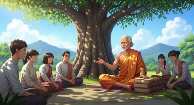 Balanced Life Guided by Dharma