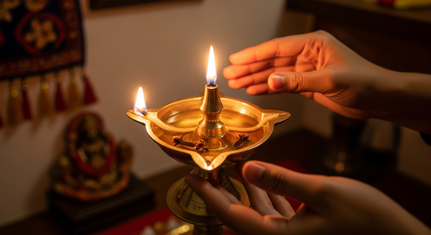 Clove Lamp Ritual During Gupt Navratri
