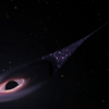 Runaway Black Hole Leaves A 200,000-Light-Year-Long Trail Of Newborn Stars