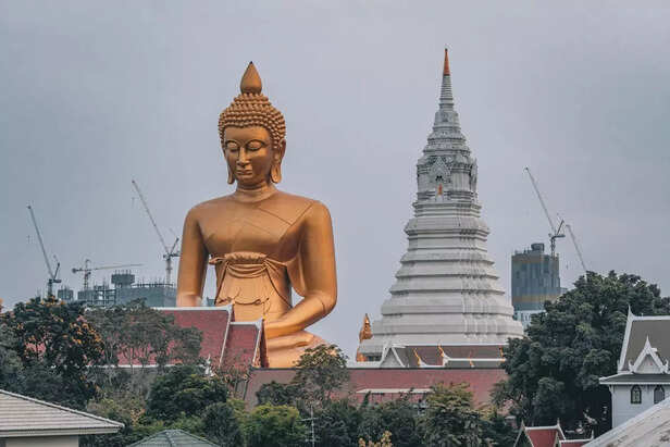 Golden Buddha Statue at Bangkok Temple