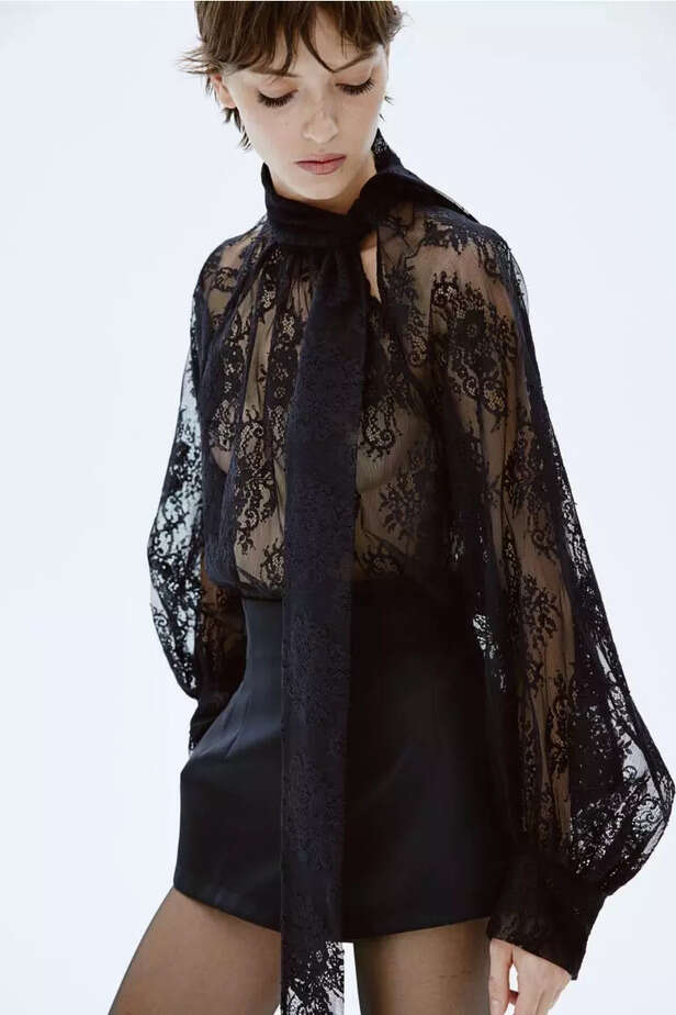 Pinterest | If you are lace-curious but not ready to commit, cami tops and blouses are your safest entry point.