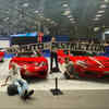 Climate Activists Glue Themselves To Ferraris At Paris Motor Show