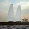 Inflatable Sails Turn Polluting Freight Ships Hybrid And More Eco-Friendly