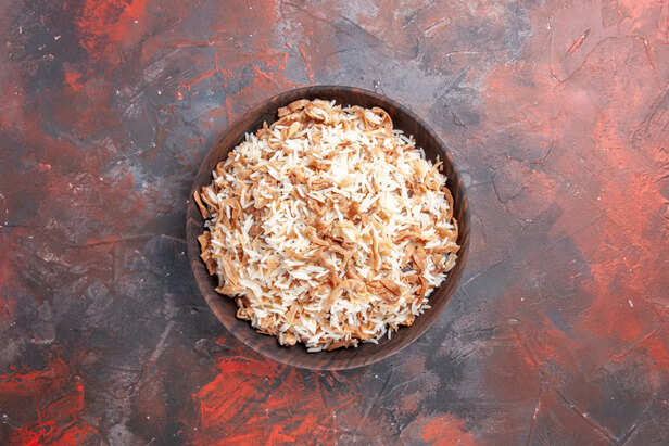 Easy to digest cooked brown rice for dog