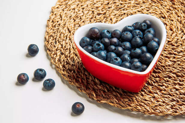 Antioxidant rich healthy blue berries for your dog