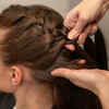 tight hairstyle