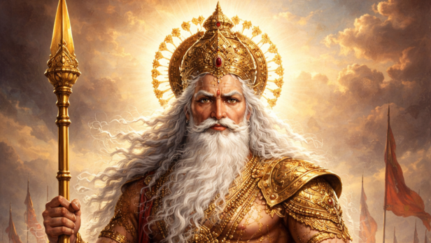 Bhishma Pitamaha During the Mahabharata War (Image Credit: AI)