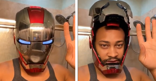 iron man helmet commands The MK5 Voice Activated Crafted with meticulous attention to detail Iron Man Helmet Voice Control